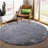Tinyboy-hbq Round Area Rugs Fluffy Bedroom Rug Shaggy Bedroom Bedside Household Carpet Soft Modern Plush Carpets Suitable for Home Decor