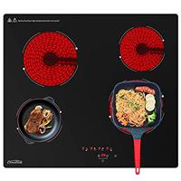 COVERCOOK Ceramic Hob, Ceramic Cooktop with 9 Power Levels, Touch Control, Child Lock