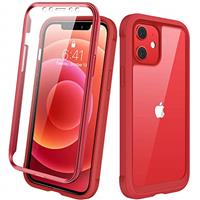 Diaclara Designed for iPhone 15 phone Case, Full Body Rugged Case with Built-in Touch Sensitive Anti-Scratch Screen Protector, with Camera Lens Protector for iPhone 15 6.1" (Frosted Clear)
