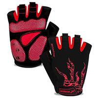 MOREOK Cycling Gloves Bike Gloves for Men/Women-[5MM Gel Pad] Biking Gloves Half Finger Bicycle Gloves Exercise Workout Gloves for Cycling/Weight Lifting/Gym/Motorcycle/Outdoor