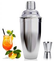 Cocktail Shaker, Cocktail Maker Set, Martini Drink Shaker, 750 ml Cocktail Shaker Strainer, Bartender Mixer Tool,Home Liquor Cobbler Shaker, Stainless Steel bar shakers for Cocktail Making kit