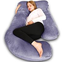 Chilling Home Pregnancy Pillow, Maternity Pillow for Pregnant Women, Comfortable J Shaped Full Body Pillow Pregnancy Pillows for Sleeping, with Washable Cover