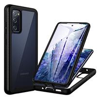 CENHUFO Case with Built-in Screen Protector Military Grade Shockproof Clear Cover 360 Full Body Protective Rugged Phone Case