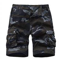 APTRO Mens Cargo Shorts Combat Shorts for Men UK Cotton Camo Shorts with Multi Pockets Workwear CG02
