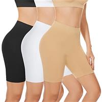 SIHOHAN Women Chub Rub Shorts Slip Shorts for Under Dresses Seamless Anti Chafing Underwear Boyshort Panties Safety Long Briefs