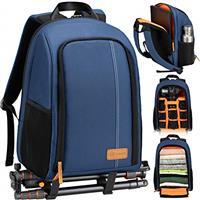 TARION Camera Backpack, Photography Backpack with Large Capacity, Padded Insert, 15 Laptop Compartment, Professional Waterproof Camera Bag for DSLR SLR Canon Nikon Fuji Sony Cameras