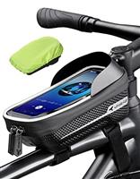 whale fall Newest Hard Casing Bike Bag, Gifts for Men, Waterproof Bike Phone Holder, Lightweight and Pressure-Resistant Bike Accessories with 0.25mm Sensitive Touchscreen for Phones up to 6.9''