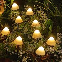 Solar Mushroom Lights - LED Waterproof Garden Stake Lights Decorative Pathway Landscape Lighting Ornaments for Patio Yard Lawn Backyard Wedding Party