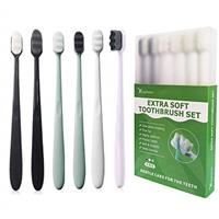 EasyHonor Extra Soft Toothbrush for Sensitive Gums, Micro-Nano Manual Toothbrush with 20000 Soft Floss Bristles.