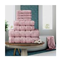 Luxurious 8 Pack Boston Towel Bale Set 4 Face, 2 Hand and 2 Bath