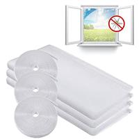 Fly Screen Mosquito Net for Window, EGNBU 3 Pack Insect Mesh Window Screen DIY Size Universal Transparent Washable Insect Netting - Mosquito & Bug Protection