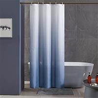 Furlinic Gradient Shower Curtain for Bathroom Mould Proof Resistantand Polyester Fabric.