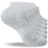 Benirap Mens Tranier Socks Cushioned Running Socks, Anti-Blister Cotton Ankle Sports Sock for Men Women Low Cut Breathable Athletic Sock(6 Pairs)
