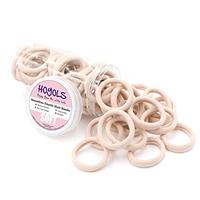Hoyols Hair Bands Multicolor Elastic Stretch Seamless Hair Ties No Metal Gentle for Women Girls Kids Heavy and Curly Hair 100 Pieces