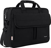 Taygeer Laptop Bag 15.6 Inch, Business Laptop Bags for Men Messenger Briefcase for Men Office Case 15 Inch Carry Case Computer Document Handbag for School, Work, Uni, Black