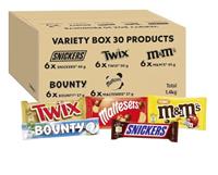 Extra, M&M's, Skittles, Celebrations, and more
