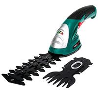 POSENPRO 7.2V 2-in-1 Cordless Hedge Trimmers Electric Grass Trimmer Shrubbery Trimmer Handheld Shrub Shear Rechargeable Lithium-Ion Built-in Battery Power Hedge Trimmer