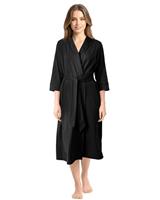 NY Threads Lightweight Women Dressing Gown, Soft Cotton Blend Kimono Robe Perfect for Loungewear and Sleepwear