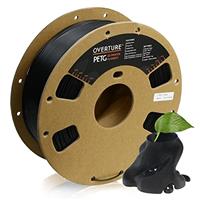 OVERTURE PETG Filament 1.75mm, 3D Printer Consumables, 1kg Spool (2.2lbs), Dimensional Accuracy +/- 0.05 mm, Fit Most FDM Printer