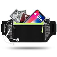 Winzwon Running Belt, Gifts for Men & Women - Running Accessories Waist Pack with Sweatproof Elastic Strap, Large Capacity Bumbag Phone Holder for Cycling Workouts