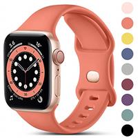 CeMiKa Compatible with Apple Watch Strap 38mm 40mm 41mm 42mm 44mm 45mm 46mm 49mm, Soft Silicone Sport Band Replacement Straps Compatible with iWatch SE Series 10 9 8 7 6 5 4 3 2 1 for Women Men