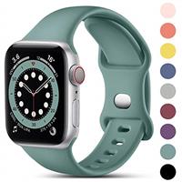 CeMiKa Compatible with Apple Watch Strap 38mm 40mm 41mm 42mm 44mm 45mm 46mm 49mm, Soft Silicone Sport Band Replacement Straps Compatible with iWatch SE Series 10 9 8 7 6 5 4 3 2 1 for Women Men
