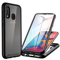CENHUFO Case with Built-in Screen Protector Military Grade Shockproof Clear Cover 360 Full Body Protective Rugged Phone Case
