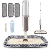 MEXERRIS Microfibre Spray Mop for Floor Cleaning - Wet and Dust Mop for Laminate, Wooden, Tile, Wood, and Vinyl Flooring