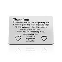 Anniversary Card Gifts for Him Engraved Wallet Insert Card f