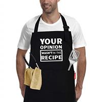 APRONPANDA Funny Cooking Aprons for Men and Women Chef, Adjustable BBQ Grill Apron with Pockets - Birthday, Thanksgiving, Christmas Gifts for Women, Wife, Husband, Mum, Dad