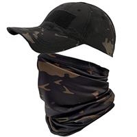 ehsbuy Camo Hats for Men with Cooling Neck Gaiter Baseball Caps Face Scarf Mask Army Tactical Military Hat Neck Tube Snoods for Running Hunting Camping Cycling Fishing Outdoor Sports