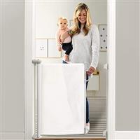 Momcozy Retractable Stair Gate for Baby, Extends up to 140cm Wide, 83cm Tall, Extra Wide Baby Safety