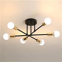 Sputnik Ceiling Light, Modern Chandelier 6 Lights E27 Socket