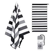 Exclusivo Mezcla Microfiber Quick Dry Beach Towel, Oversized Sand Free Beach Towel for Travel/Camping/Sports 76cm x 152cm - Super Absorbent, Compact and Lightweight