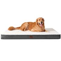 EHEYCIGA EHEYCIG Medium Washable Orthopedic Dog Bed with Removable Cover, Anti-Slip Mattress for Crate