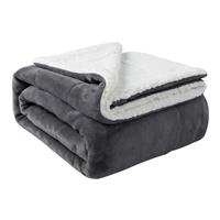 Aspire Homeware Sherpa Fleece Blanket Reversible Plush Soft Fluffy Fleece Blankets Thick Bed Throws Microfiber Throw for Sofa