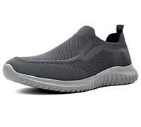 TIOSEBON Mens Slip on Trainers Casual Tennis Sneakers Lightweight Running Walking Shoes