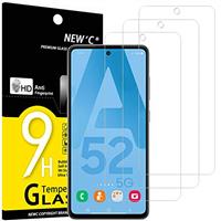 NEW'C 3 Pack Designed for Samsung Galaxy A72 / A72 5G Screen Protector Tempered Glass, Case Friendly Anti Scratch Bubble Free Ultra Resistant