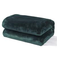 Exclusivo Mezcla Soft Throw Blanket, Fleece Velvet Blanket for Sofa Settees, Fluffy Sofa Throws, Warm, Cozy, Plush and Lightweight Blanket