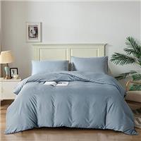 Double Duvet Bedding Cover Set Duvet Cover with 2pcs Pillowcases Soft Microfibre Polyester Duvet Cover Sets Dark Grey