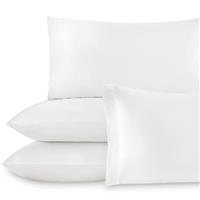 Bedsure Satin Pillowcase for Hair and Skin - Similar to Silk Pillowcase, Pillow Cases 2 Pack with Envelope Closure, Gifts for Women, Queen & Standard Size 50 x 75 cm
