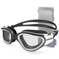 OMID Swim Goggles, P2 Polarized Patent & Upgrade Anti-Fog Anti-UV No Leakage Swimming Goggles for Adult Men Women Youth