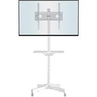 BONTEC Mobile TV Stand on Wheels