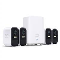 eufy Security eufyCam 2C Pro 2-Cam Kit Security Camera Outdoor, Wireless Home Security Systems with 2K Resolution, 180-Day Battery Life, HomeKit Compatibility, IP67, Night Vision, and No Monthly Fee.