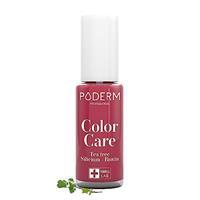 PODERM Swiss-Made Antifungal Nail Polish Power Red | Breathable Treatment with Tea Tree, Silicon Biotin | Strengthens, Repairs Conceals Yellow, Brittle Damaged Nails | Podiatrist-Developed