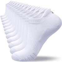 Natugloe Trainer Socks Cushioned Sports Socks Running Socks for Men Women Anti-Blister Cotton Ankle Socks Low Cut Breathable Athletic Walking Sock (6 Pairs)