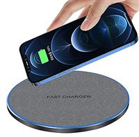 FDGAO 20W Wireless Charging Pad - Fast Charging Compatible with iPhone 16 Pro Max/15/14/13/12/11/X/XS/8 plus;AirPods Pro/4; Samsung Galaxy S25/S24/S23/S22/S21/S20/S10/Note 20/10