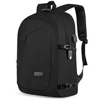 WENIG Anti-Theft Laptop Backpack,15.6Inch Business Travel Backpack Bag with Lock with USB Charging Port
