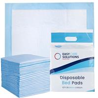 25 x Easy Care Solutions 60 x 60 cm | Disposable Incontinence Bed Pads | Underpads, Bed Mats, Mattress Protectors, Incontinence Sheets| Adults & Elderly, Sofa & Chair for Children, Toddlers Babies