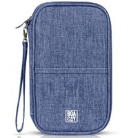 BOACAY Family Passport Holder, RFID Travel Wallet for Women & Men, Document Organiser